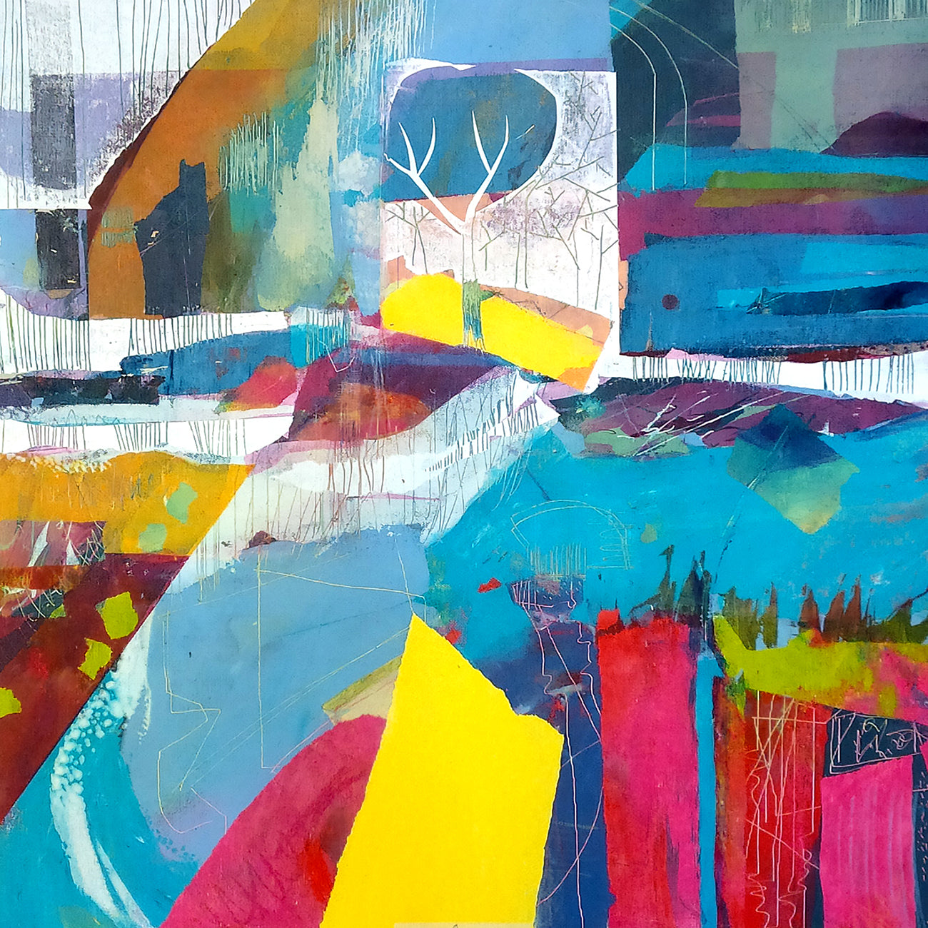 Learning To Love Yellow (Square Giclée)
