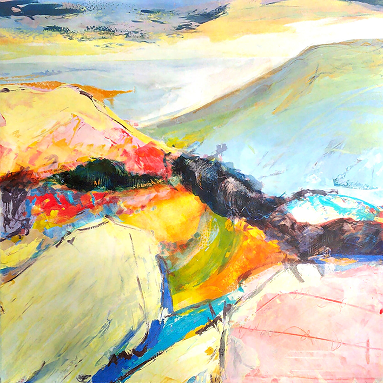 Secret Valley (Square Giclée)